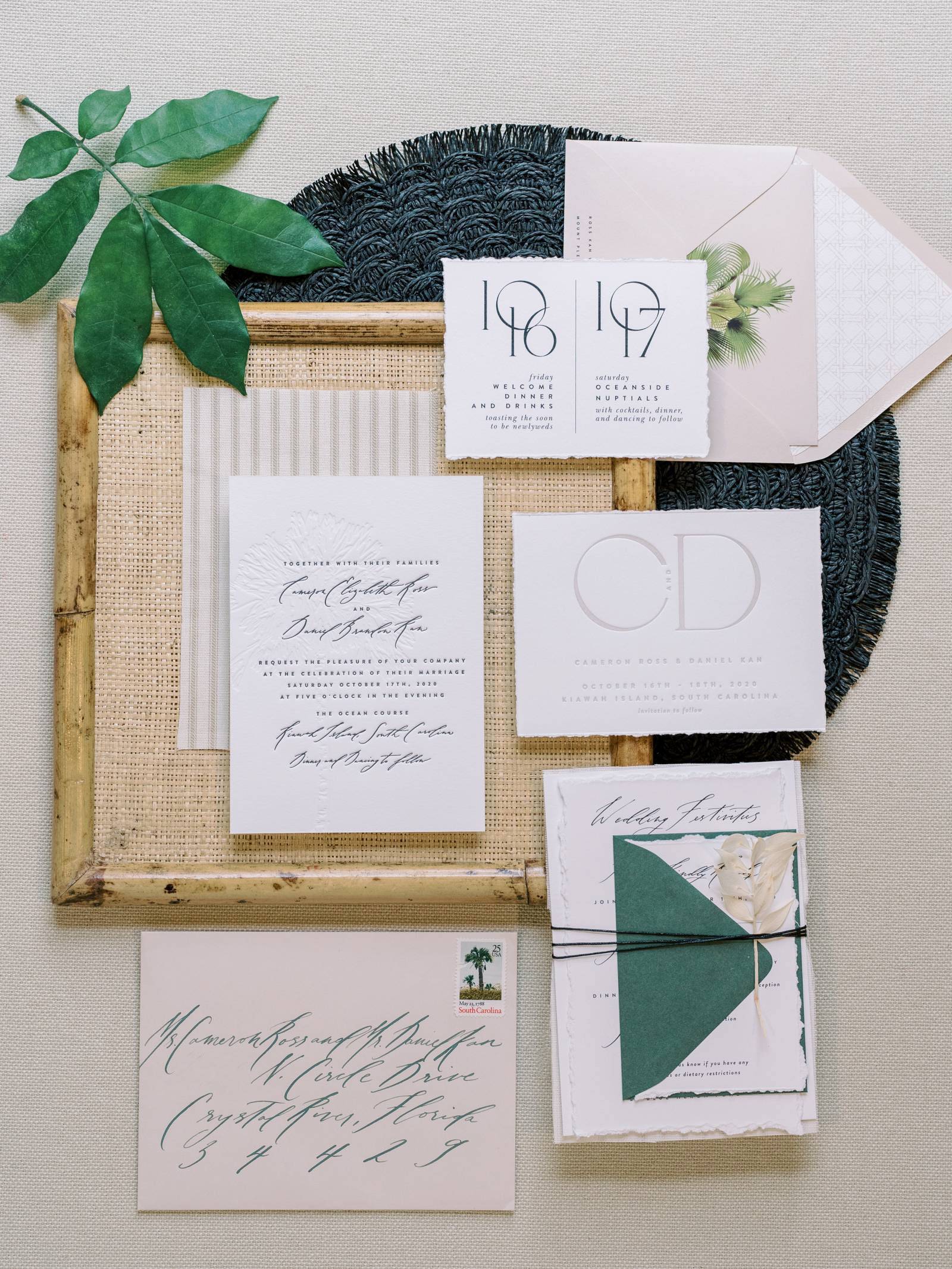 One Couple's Elegant-Meets-Rustic Oceanside Wedding in California