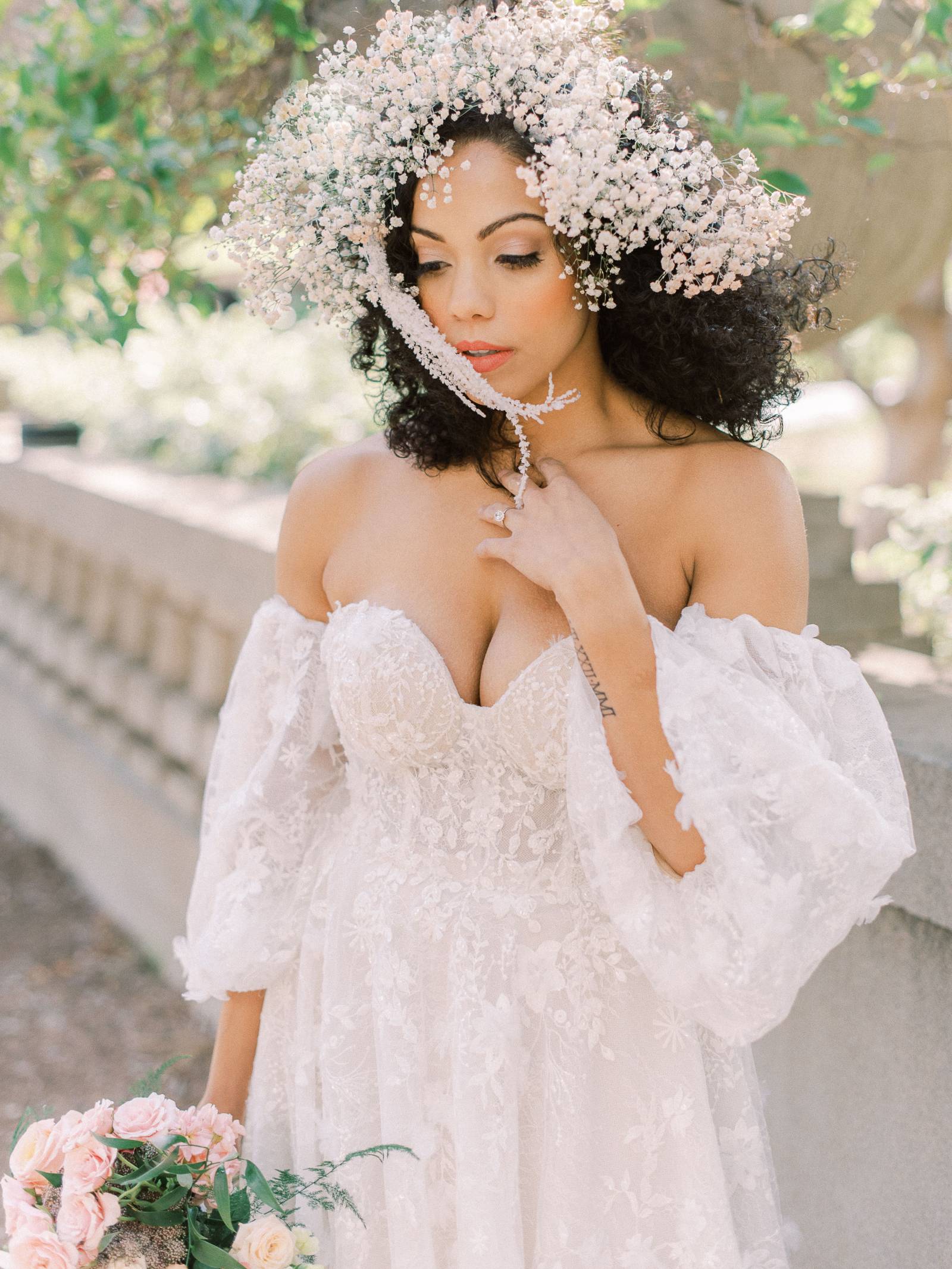 Inspired by Marie Antoinette this bridal editorial has details to