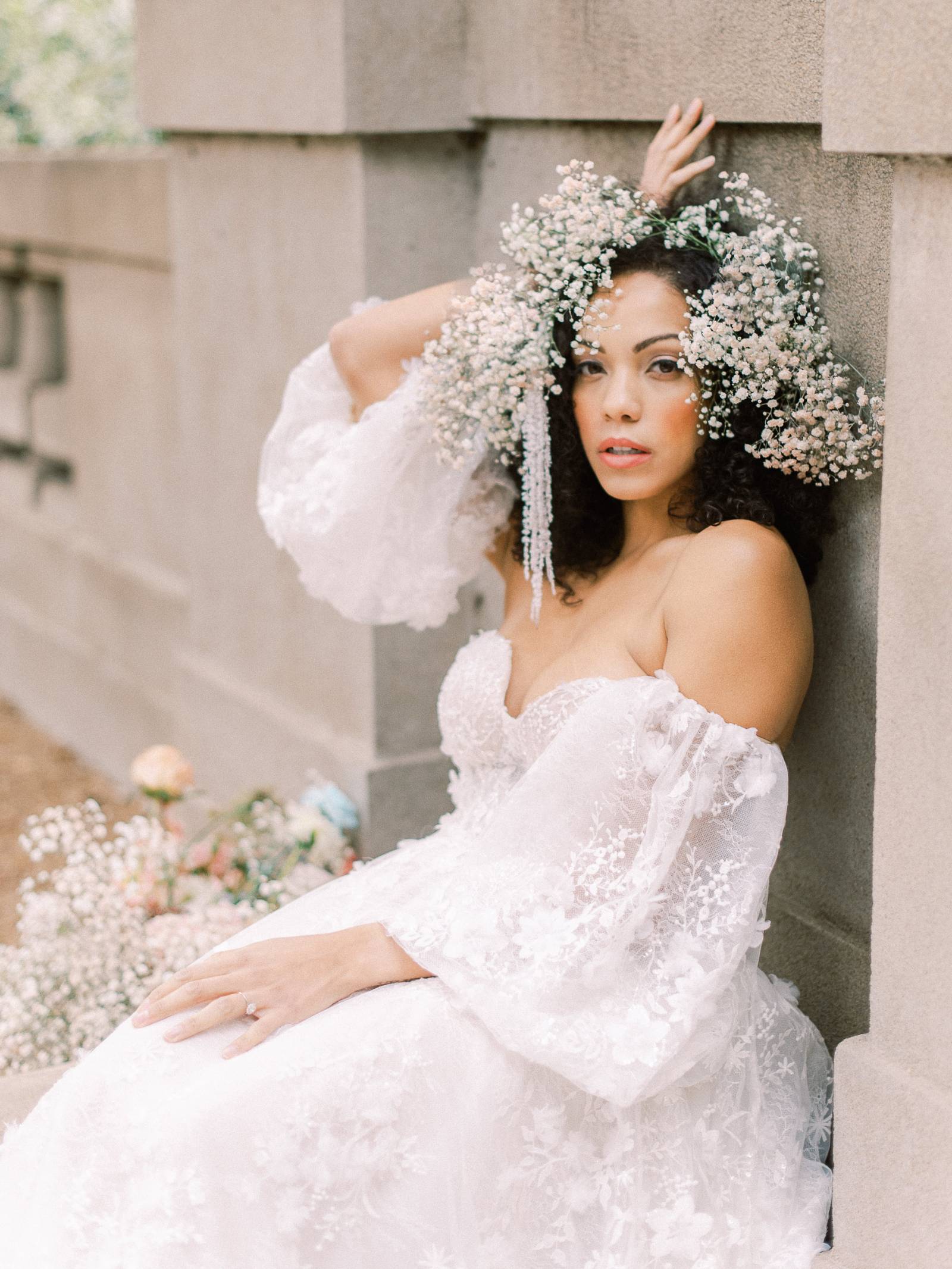 Inspired by Marie Antoinette this bridal editorial has details to die ...