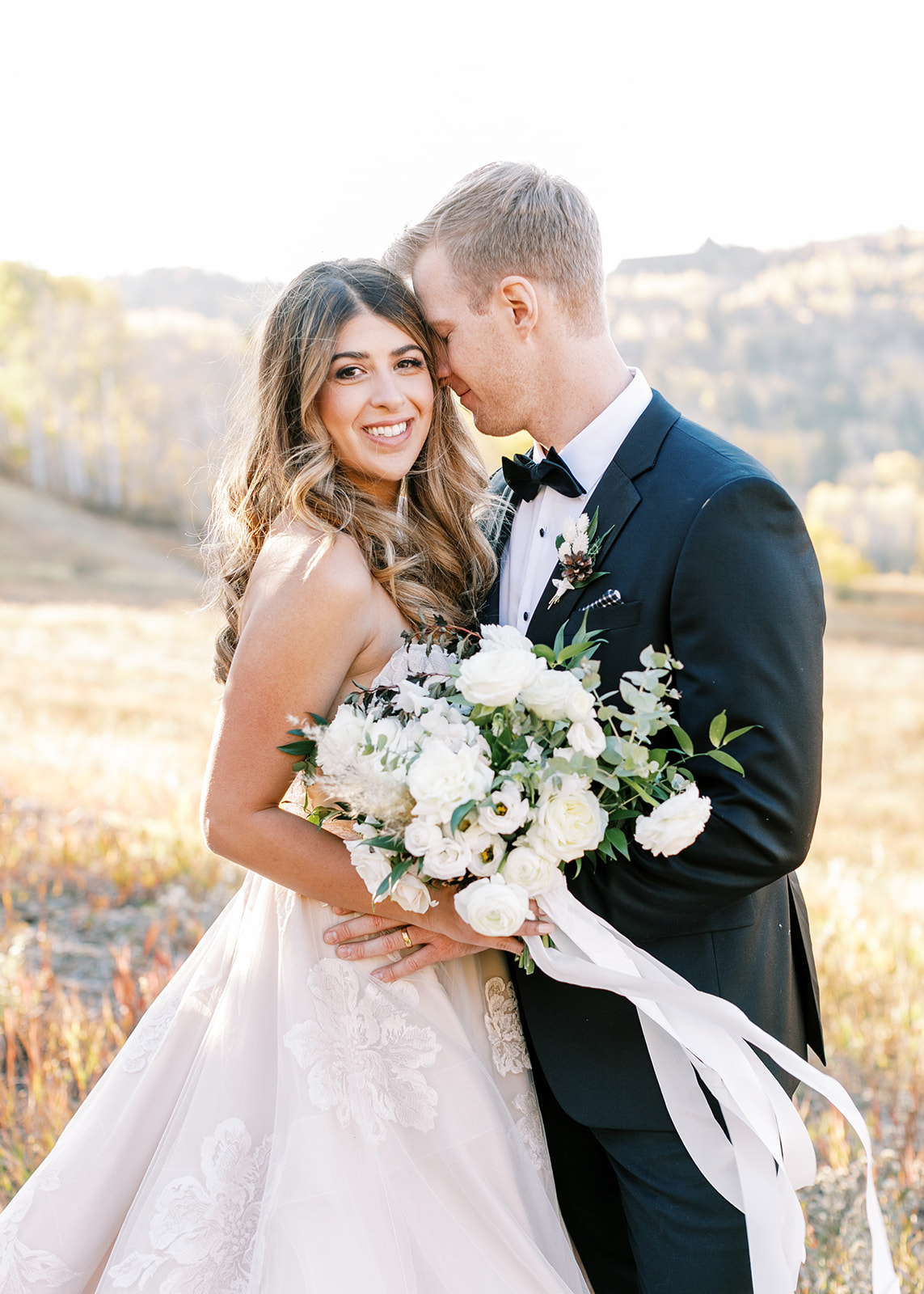 Colorado wedding amidst stunning fall colours with a Nordic Tipi and ...