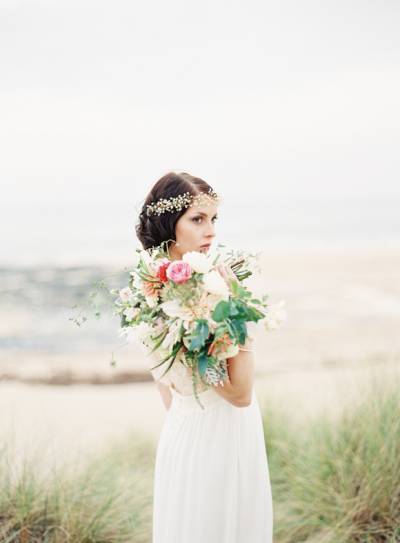 Beach Wedding Inspiration In A Soft, Muted Palette