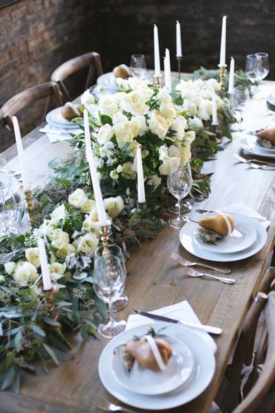 Pear Wedding Inspiration In A Warehouse Setting