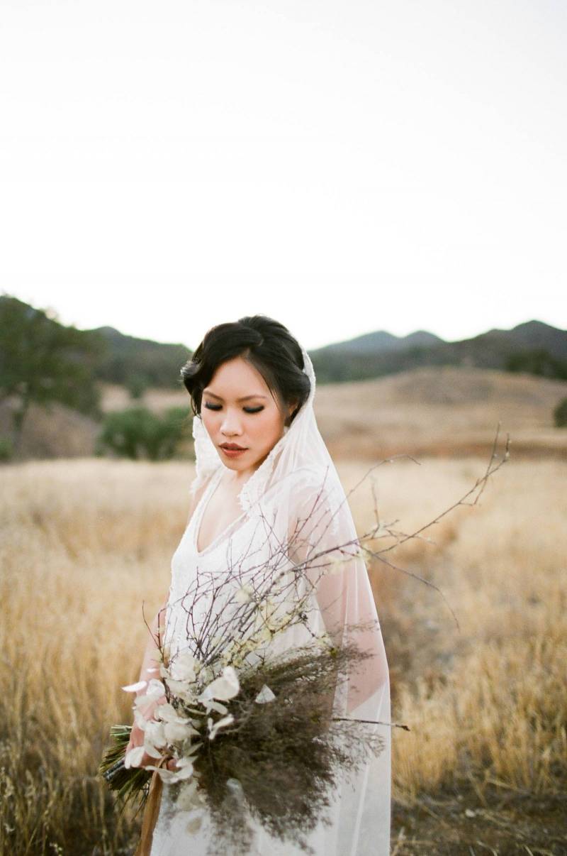 Wintery romantic music inspired bridal inspiration | California Bridal ...