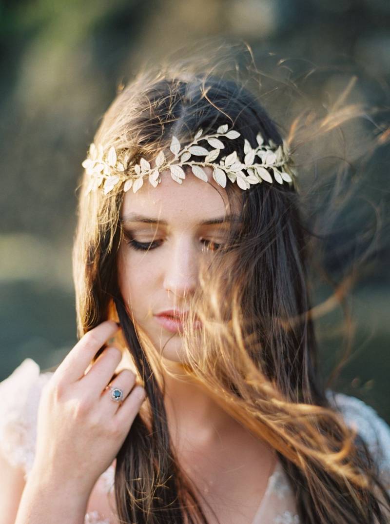 Gold headpiece