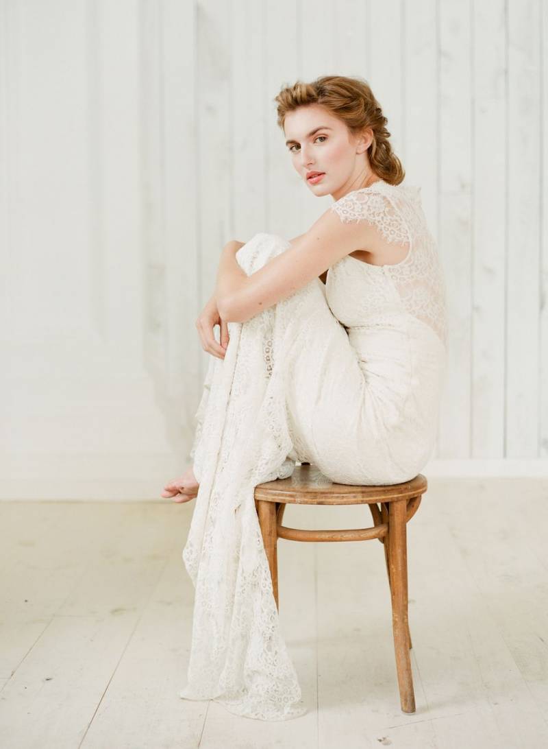 Lace Claire Pettibone gown