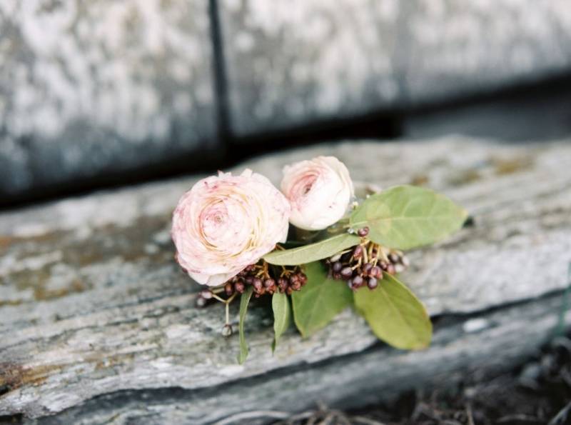 Pink buttonhole