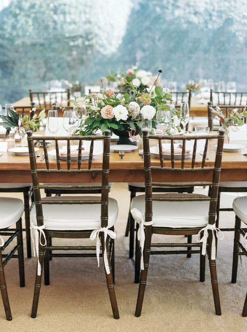 Wedding reception table