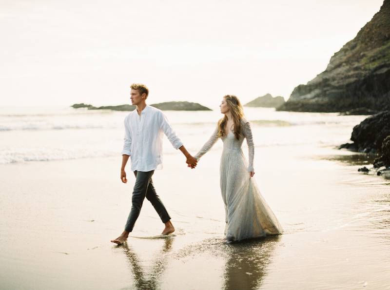 Intimate Oregon Coast Wedding Inspiration Oregon Wedding Inspiration