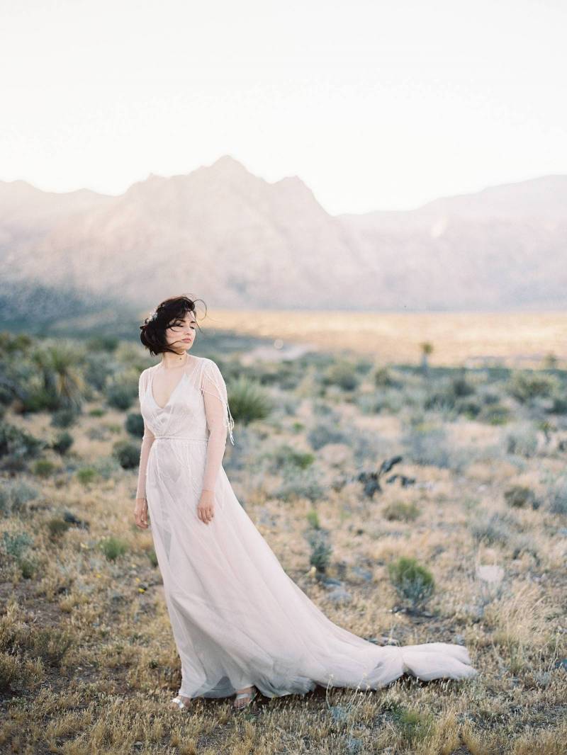 Las Vegas Elopement photos in the desert | Nevada Real Weddings