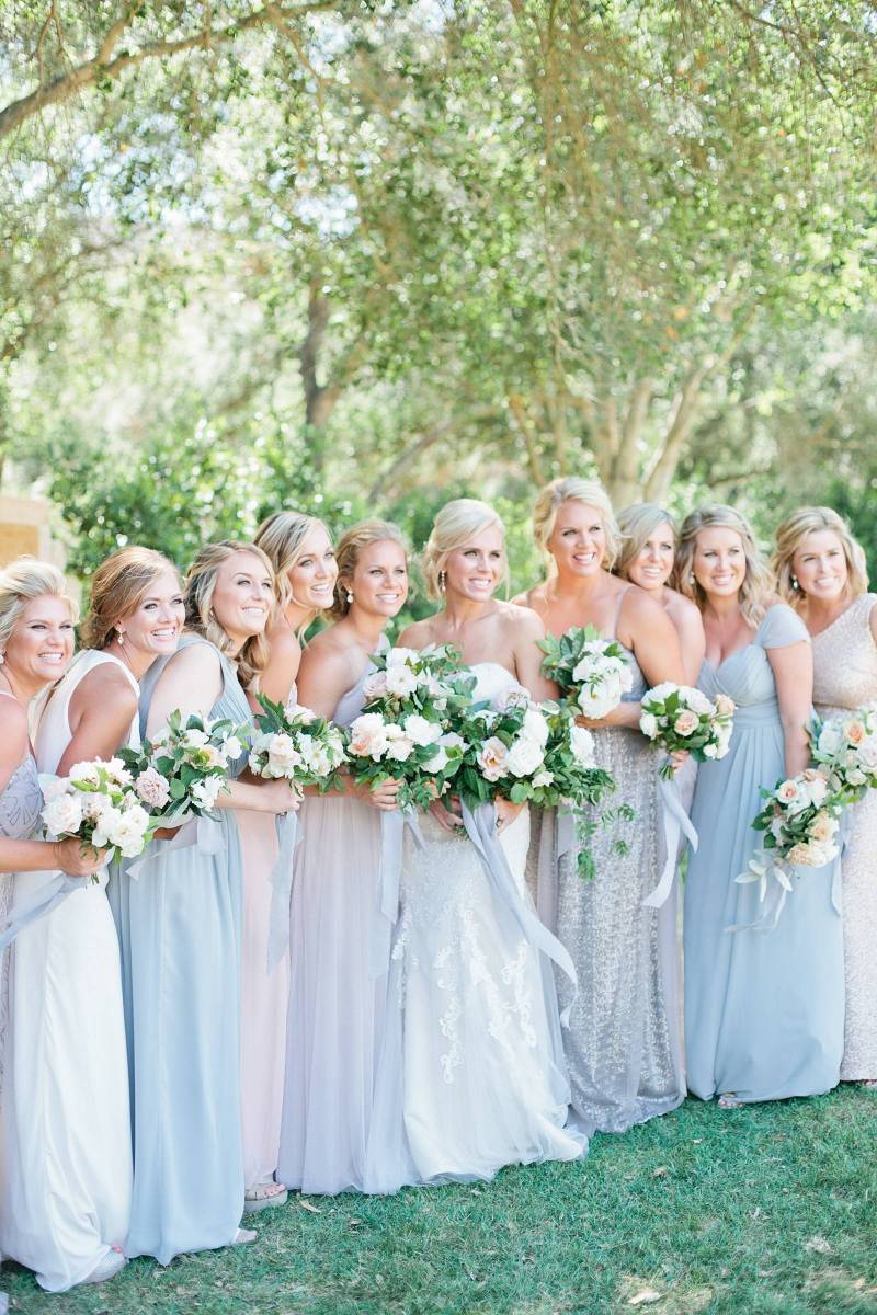 Stunning California wedding in an array of pastels | California Real ...