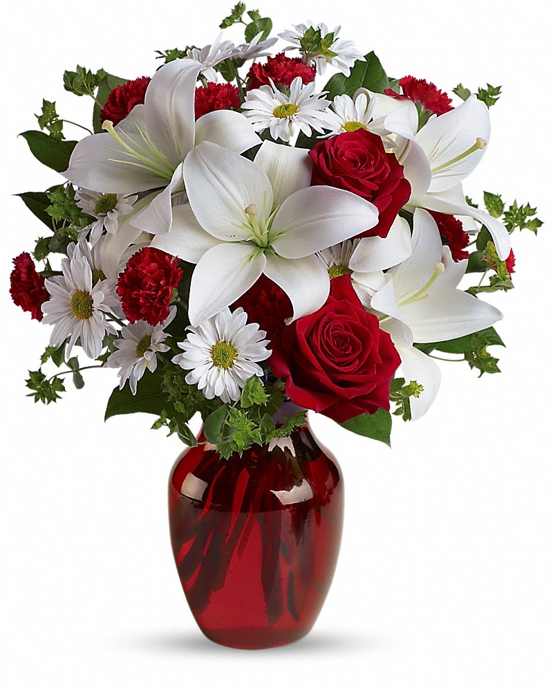 Be My Love Bouquet With Red Roses - Anniversary Flowers by In Full Bloom Winnipeg
