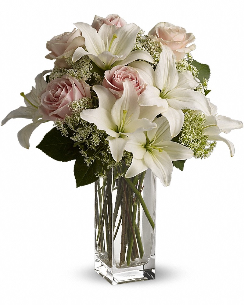 Heavenly And Harmony Bouquet - Sympathy Bouquet Flowers by In Full Bloom Winnipeg