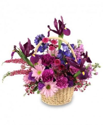 Garden of Gratitude Basket Bouquet - Thank You Flowers by In Full Bloom Winnipeg