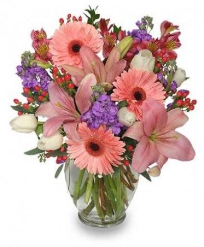 Pastel Palette Arrangement Bouquet  - Birthday Flowers by In Full Bloom Winnipeg