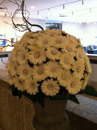 White Flowers Buffet  - Winnipeg Flowers by In Full Bloom Winnipeg