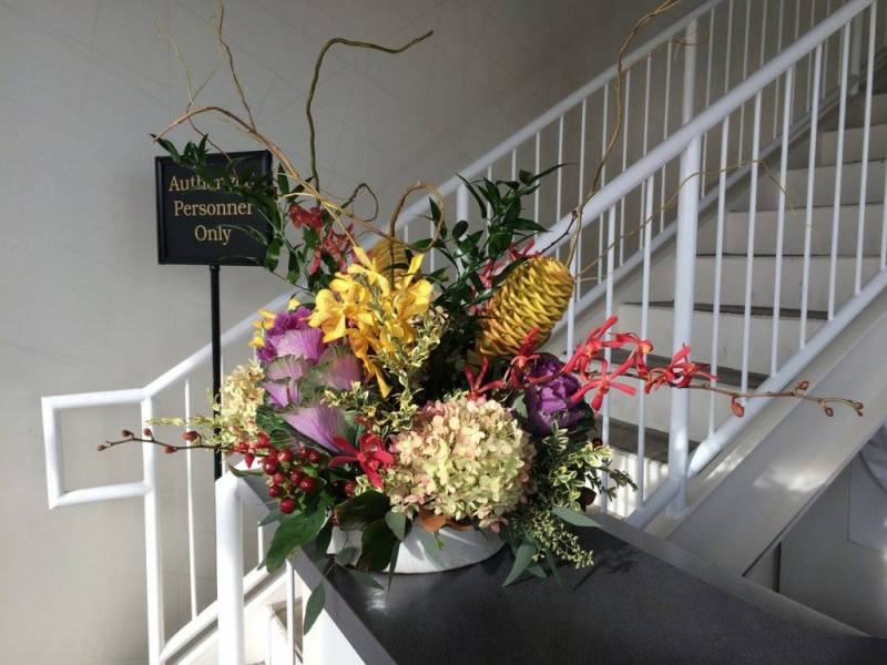 Colorful Flowers Arrangements For Offices - Winnipeg Florist by In Full Bloom