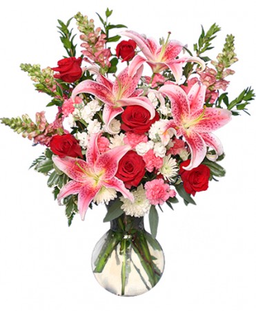 Perfect Love Bouquet Fresh Flowers  - Valentine's Day Flowers by In Full Bloom Winnipeg