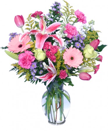 You're One In A Million Fresh Flowers Bouquet - Valentine's Day Flowers by In Full Bloom Winnipeg
