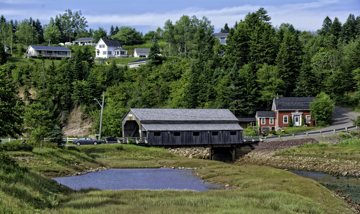 St. Martins, Covered Bridge, New Brunswick, Travel, Fundy