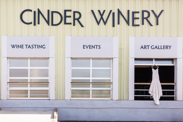 Modern + Industrial Winery Wedding Inspiration