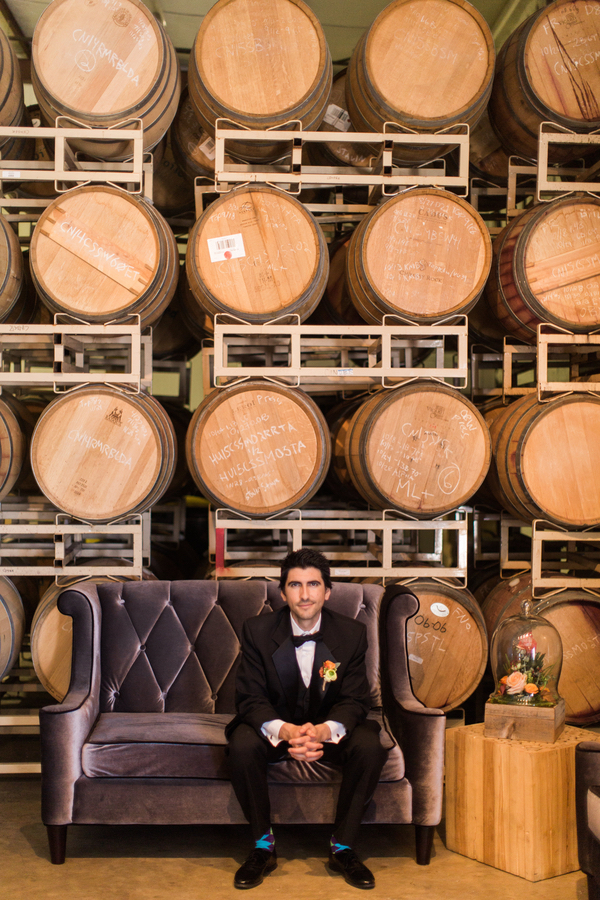 Modern + Industrial Winery Wedding Inspiration