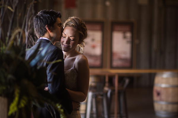 Modern + Industrial Winery Wedding Inspiration