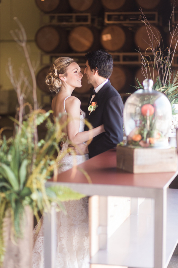 Modern + Industrial Winery Wedding Inspiration
