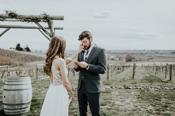 Blush Winery Wedding In Central Washington