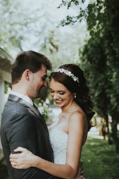 Wildly Gorgeous Gray And White Wedding