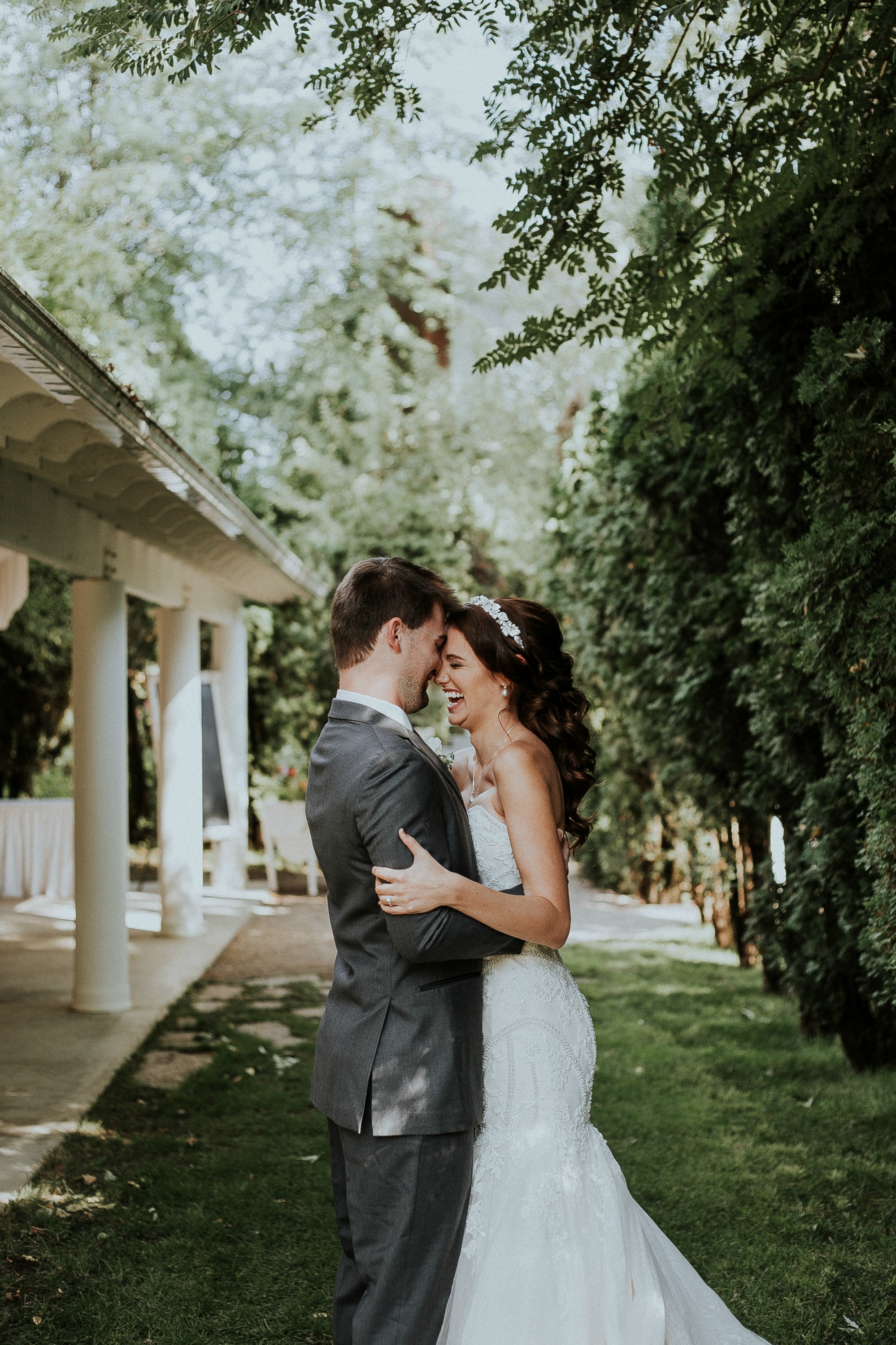 Wildly Gorgeous Gray And White Wedding