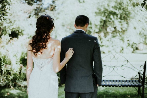 Wildly Gorgeous Gray And White Wedding