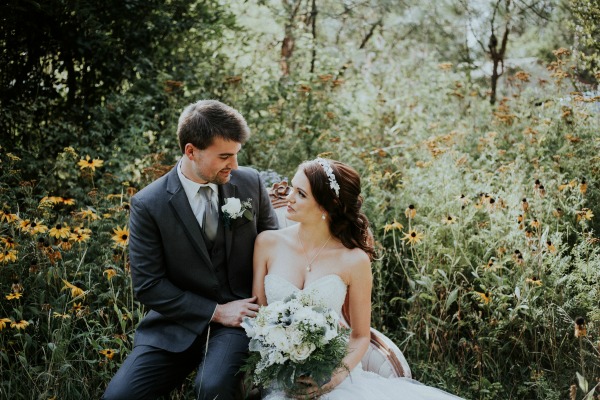 Wildly Gorgeous Gray And White Wedding