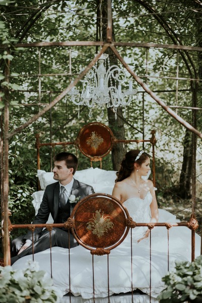 Wildly Gorgeous Gray And White Wedding