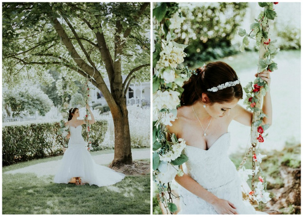 Wildly Gorgeous Gray And White Wedding
