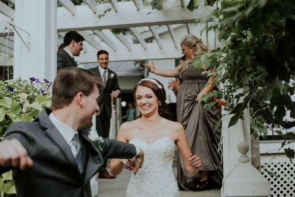 Wildly Gorgeous Gray And White Wedding