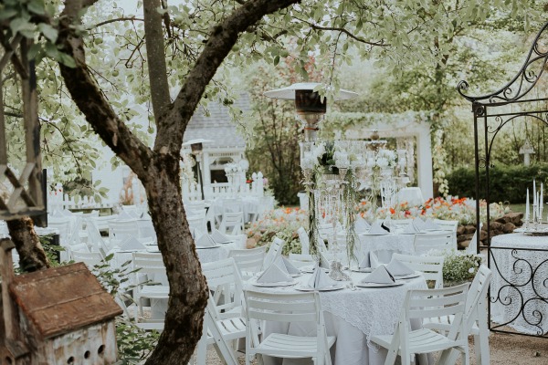 Wildly Gorgeous Gray And White Wedding
