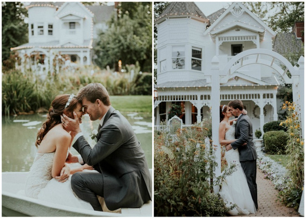 Wildly Gorgeous Gray And White Wedding