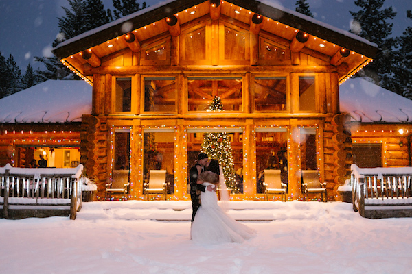 Snowy Winter Wonderland Wedding In Leavenworth