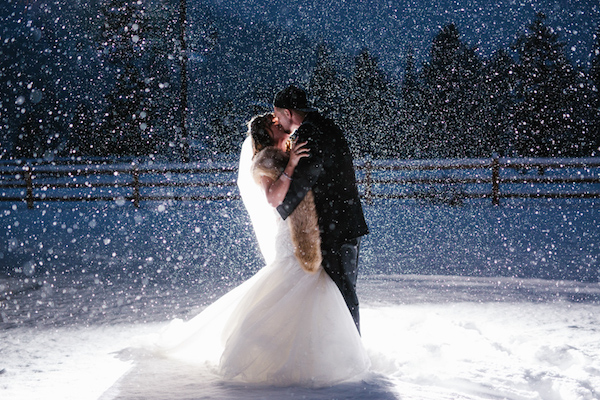 Snowy Winter Wonderland Wedding In Leavenworth
