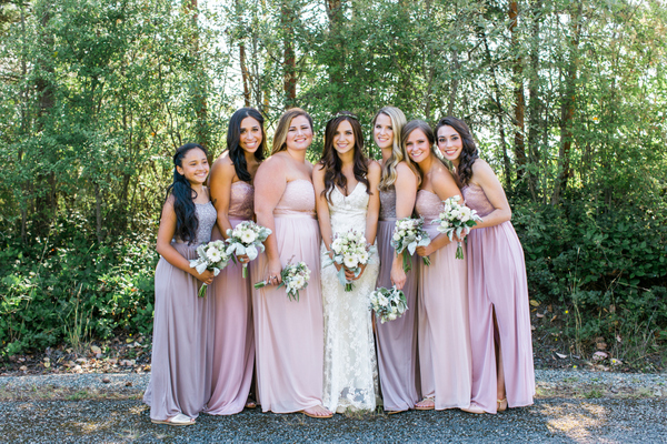 polynesian bridesmaid dresses