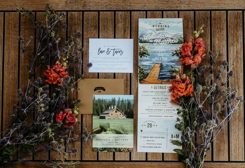 Heartfelt and Rustic Estate Wedding in Sandpoint, Idaho on Apple Brides