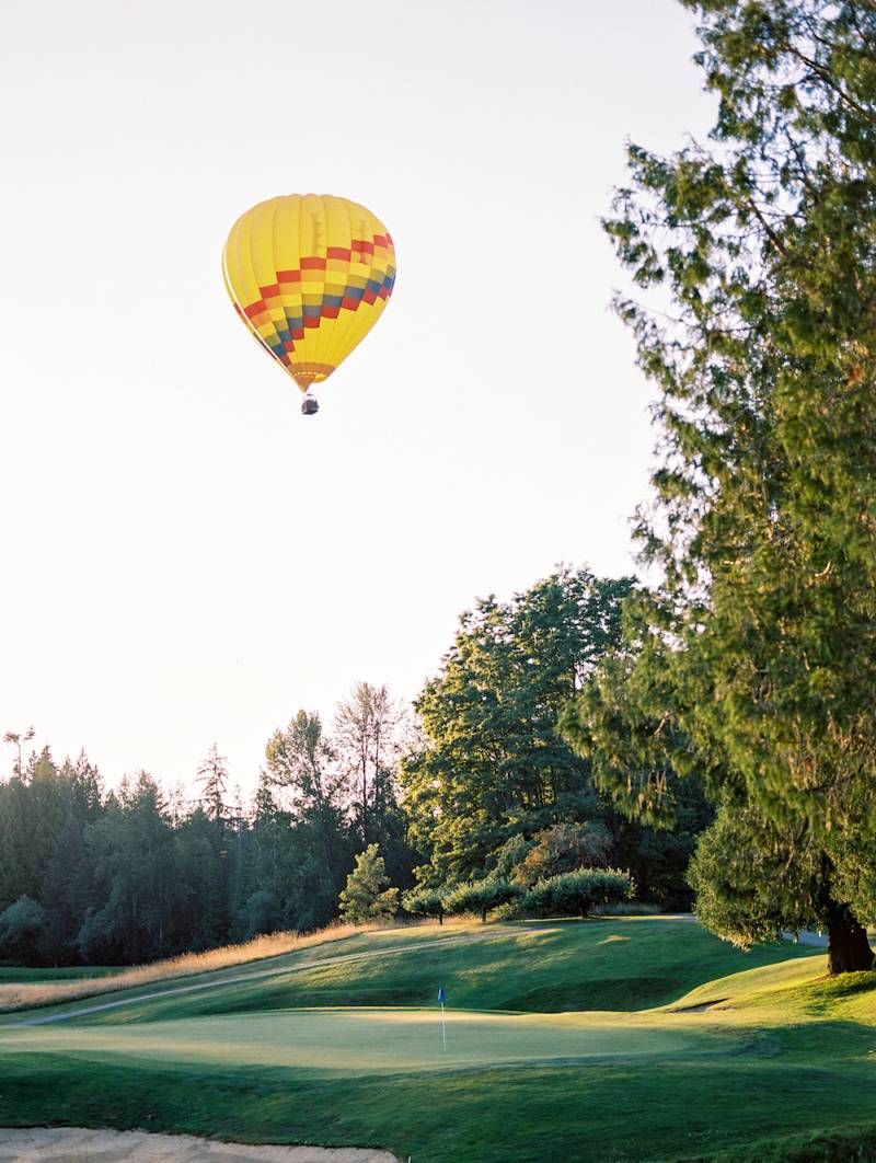 Whimsical Summer Wedding With Hot Air Balloons Spokane Real Wedding