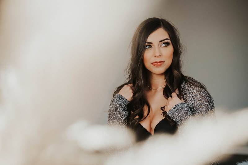 Intimate and Empowered Studio Boudoir Session | Spokane Styled Shoot