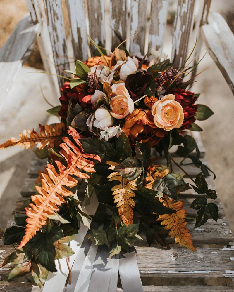 Burnt Orange and Burgundy Fall Barn Wedding | Chattaroy Real Wedding