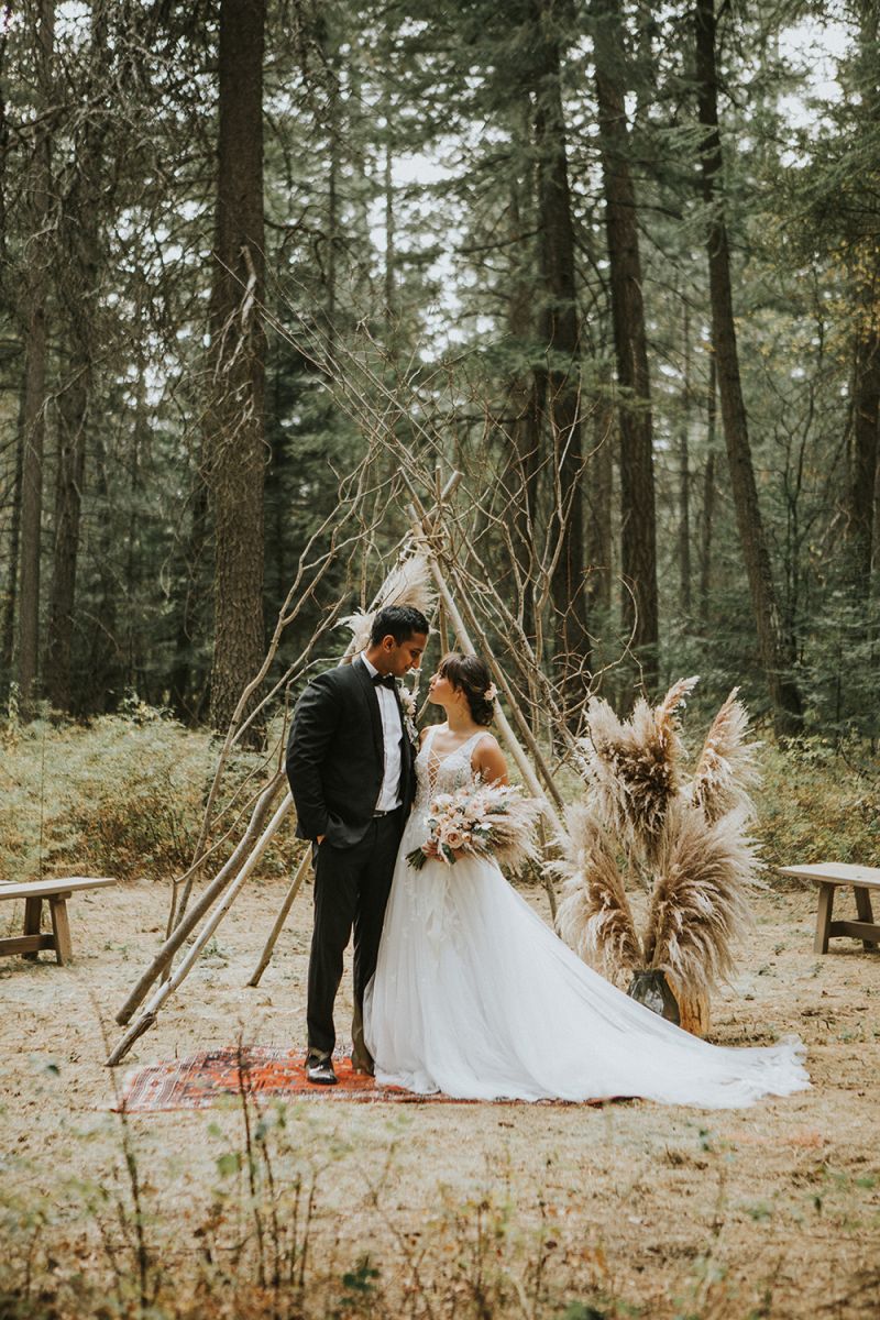 Country Boho Wedding Inspiration Spokane Styled Shoot