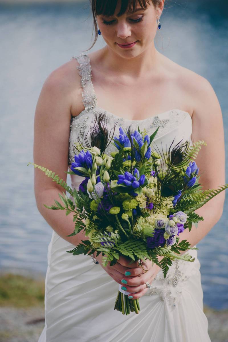 bridal posy, bridal bouquet