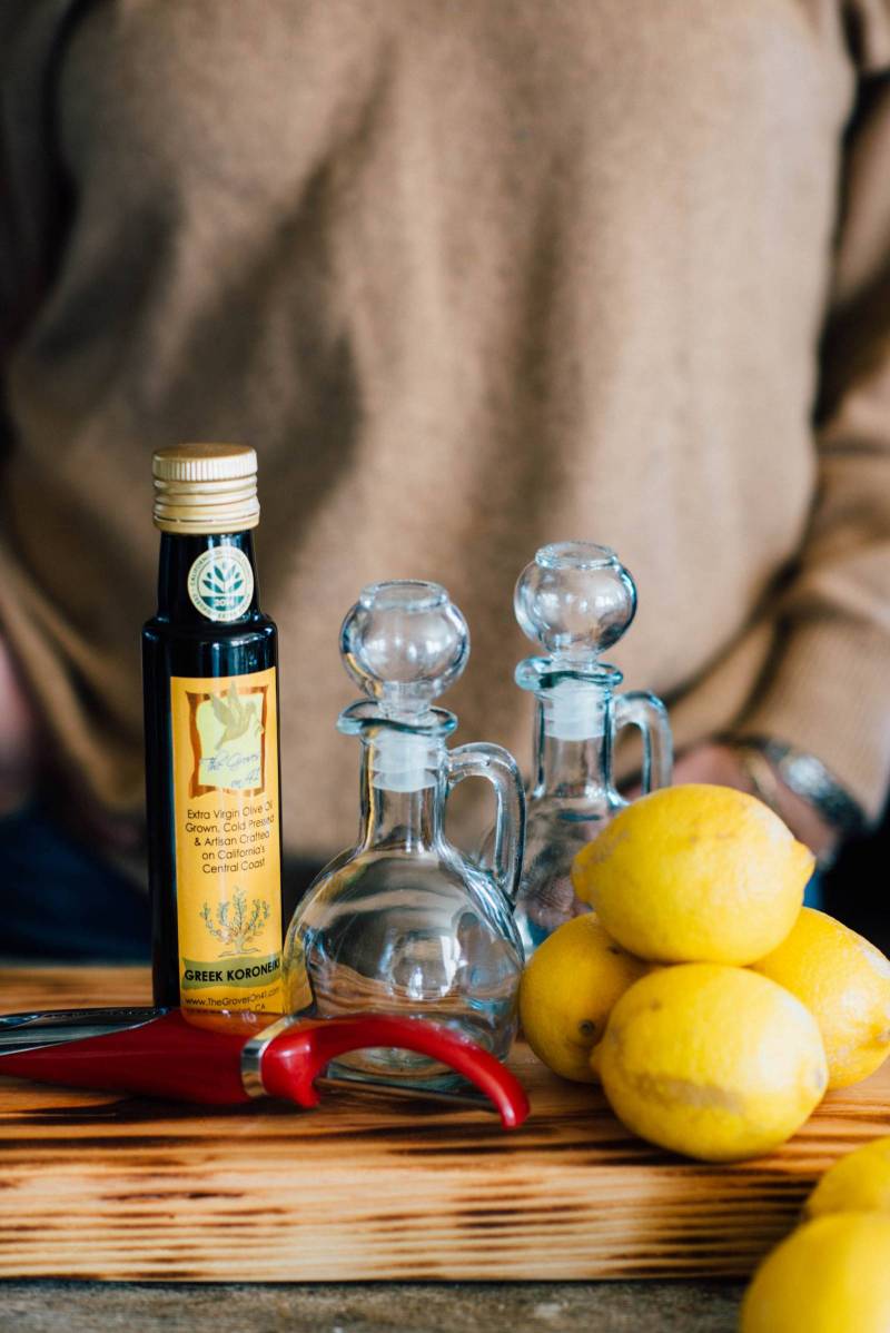 Lemon Infused Olive Oil Favor San Luis Obispo Diy Project