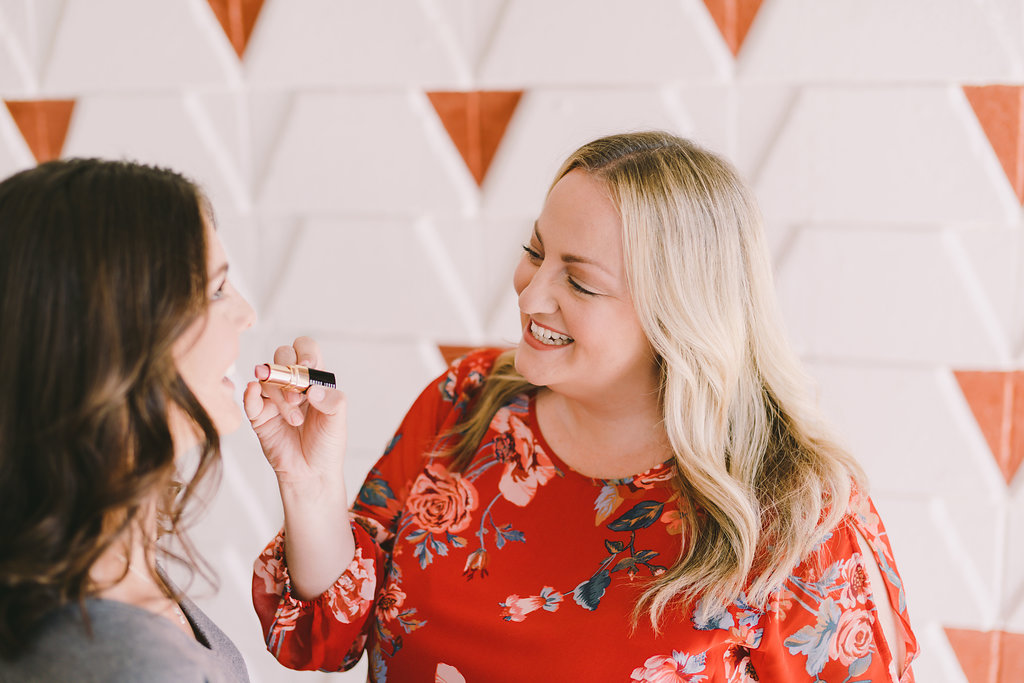 Make Up Artist Candace Miller doing Bride's Make Up