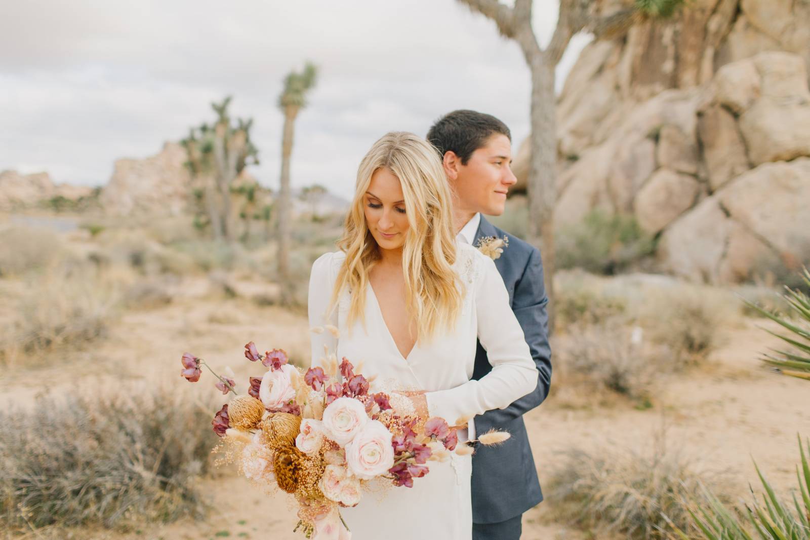 The Couple with the Beautiful Flowers | The Wedding Standard