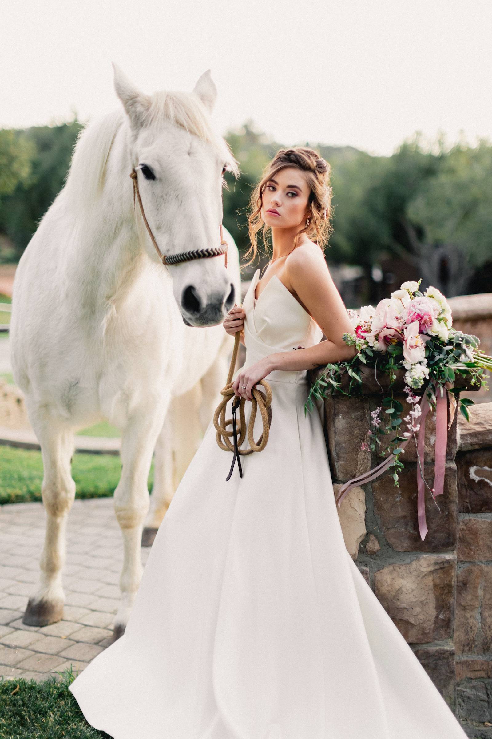 Romantic Equestrian Bridal Editorial Arroyo Grande Styled Shoot